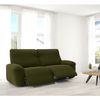 Funda De Tejido Súper Elástico Para Sillón Relax Pies Juntos Niagara 3 Plazas Con 2 Reposapies 200 - 270 Cm Color Cesped