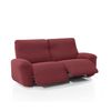 Funda De Tejido Súper Elástico Para Sillón Relax Pies Juntos Niagara 3 Plazas Con 2 Reposapies 200 - 270 Cm Color Fuxia Oscuro