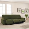 Funda De Tejido Súper Elástico Para Sillón Relax Pies Juntos Niagara 3 Plazas Con 3 Reposapies 210 - 290 Cm Color Cesped