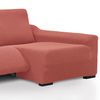 Funda De Sofá Chaise Longue Súper Elástica Niagara Relax Derecha Relax 2 Pies Color Coral