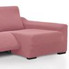 Funda De Sofá Chaise Longue Súper Elástica Niagara Relax Derecha Relax 2 Pies Color Rosa Pastel