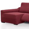 Funda De Sofá Chaise Longue Izquierda Con Pies Relax Niagaratejido Jacquard Elástico De 240 A 360 Cm. Color Fuxia Oscuro