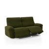 Funda De Tejido Súper Elástico Para Sillón Relax Pies Juntos Niagara 2 Plazas Con 2 Reposapies 160 - 210 Cm Color Cesped