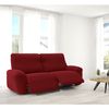 Funda De Tejido Súper Elástico Para Sillón Relax Pies Juntos Niagara 2 Plazas Con 2 Reposapies 160 - 210 Cm Color Rojo