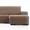 Protector Cubresofa Sofa Chaise Longue Derecha Dover 240 Cm Tacto Algodón.color Ante