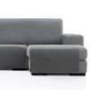 Protector Cubresofa Sofa Chaise Longue Derecha Dover 240 Cm Tacto Algodón.color Gris Oscuro