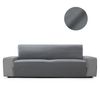 Protector Funda Sofa Cubresofa Dover Jacquard Tacto Algodón.color Gris Oscuro.  2 Plazas