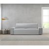 Protector Funda Sofa Cubresofa Dover Jacquard Tacto Algodón.color Gris Claro.  2 Plazas