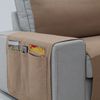 Protector Cubresofa Sofa Chaise Longue Izquierda Dover 280 Cm Tacto Algodón.color Ante