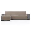 Protector Cubresofa Sofa Chaise Longue Izquierda Dover 240 Cm Tacto Algodón.color Lino