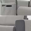 Protector Cubresofa Sofa Chaise Longue Izquierda Doha Extra 280 Cm Tacto Algodón.color Gris Claro