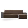 Protector Cubresofa Sofa Chaise Longue Derecha Doha 240 Cm Tacto Algodón.color Gris Oscuro