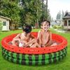 Piscina Hinchable Infantil Sandía Solmar 100l +2a Rojo/verde Ø100x30 Cm