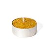 Set De 10 Velas Glitter Oro