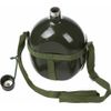 Cantimplora Verde Camping Militar Policía De Aluminio Caza Airsoft 1,4l Litros