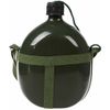 Cantimplora Verde Camping Militar Policía De Aluminio Caza Airsoft 1,4l Litros