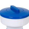 Porta Cloro Dispensador Para Piscinas 17x15,5 Cm - Azul/blanco