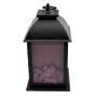 Farolillo Decorativo 3 Luces Led Negro 26,5x14x14 Cm