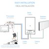 Termostato Digital Programable De Pared, Controlador De Temperatura Para Caldera Y Calefacción, Pantalla Táctil