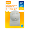 Garza Power - Detector De Movimiento Infrarrojos De Pared Mini, Especial Para Exterior, Íngulo De Detección 180º, Blanco