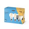 Garza -pack 2+1 Bombillas Led De Filamento Decorativa Estándar, Luz Cálida 2700k, Casquillo E27, 7w  810 Lúmenes