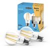 Garza -pack 1+1 Bombillas Led De Filamento Decorativa Estándar, Luz Cálida 2700k, Casquillo E27, 7w  810 Lúmenes