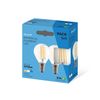 Garza -pack 1+1 Bombillas Led De Filamento Decorativa Esférica, Luz Fria 5000k, Casquillo E27, 4w  470 Lúmenes