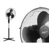 Ventilador De Pie Negro 45w