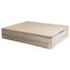 Canapé Abatible Relax Musa 3d Gran Capacidad Alturas 38/32 Cm - Natural - 160x190 Cm - Altura 38 Cm