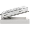 Colchón Muelles Ensacados Queen 28 Cm Acogida Gradual + Canapé Abatible Madera 3d Transpirable Altura 34 Cm - Blanco - 90x200 Cm