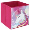 Caja Multiusos Tela Unicornio 31x31x31 Cm