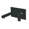 Galindo 4605616 Aroha Grifo Mural De Lavabo Negro