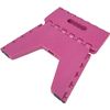 Taburete Plegable De Pvc - Rosa (alto. 21 Cm X Largo. 25 Cm)