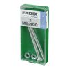 Caja M 2 Unid. Tornillo Metrica Cab Hex+tuerca Cinc M 8x100mm Fadix