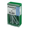 Caja S 6 Unid. Tornillo Metrica Cp M 5x40mm Fadix