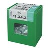 Caja L 40 Unid. Arandela Ancha Cinc 11,0x34x3mm Fadix