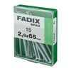 Caja M 15 Unid. Clavo Cp Acero 2,7x65mm Fadix