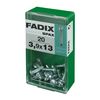 Caja S 20 Unid. Tornillo Rosca Chapa Cr Autot. 3,9x13mm Fadix