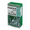 Caja S 15 Unid. Tornillo Rosca Chapa Cr Autot. 4,2x19mm Fadix