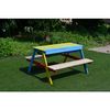 Mesa De Picnic Infantil 89x85x48,5 Cm Faura