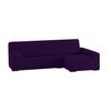 Funda Chaise Longue Elástica Ulises:color - Morado, Posición Chaise Longe - Brazo Derecho Largo