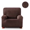 Funda De Sofa 1 Plaza Elastica Modelo 7 Premium Roc Marrón