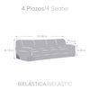 Funda De Sofa 4 Plazas Elastica Modelo 7 Premium Roc Crudo