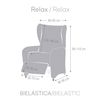 Funda De Sofa Relax Modelo 5 Roc Premium Crudo