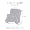 Funda De Sofá 1 Plaza Relax Pies Juntos Premium Roc Visón