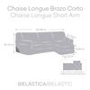 Funda Chaise Longue Derecha Modelo 0 Premium Roc Brazo Corto Azul