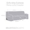 Funda Sofá Relax Premium Roc 3 Plazas De 2 Asientos Visón