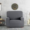 Funda Protectora Cubresofa Sillón 1 Plaza Bronx Gris Oscuro