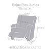 Funda Protectora De Sofa Relax Bronx Pies Juntos Blanco