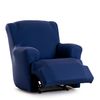 Funda Protectora De Sofa Relax Bronx Pies Juntos Azul